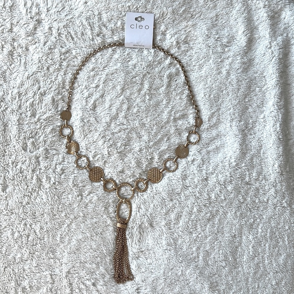 Cleo Long-Length Tassel Necklace
